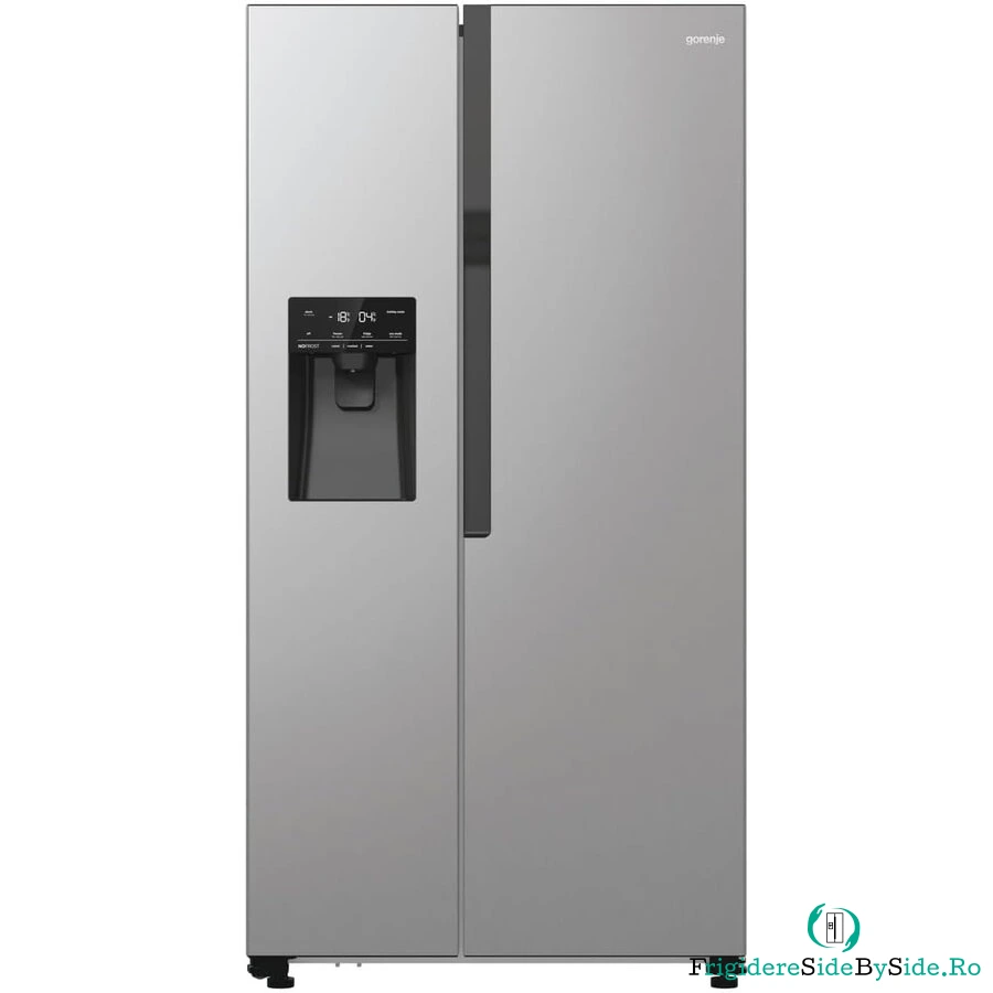Gorenje Frigider cu congelator Gorenje NRR9185ESXL, side-by-side, 566 L, MultiFlow 360, Clasa E, Argintiu
